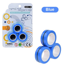 Load image into Gallery viewer, 3PCS/set FinGears Magnetic Rings Anti-stress Stress Relief Ring For Autism ADHD Anxiety Relief Focus Decompression Bracelet Ring
