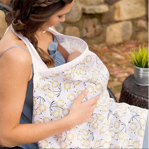 Ins Breastfeeding Cover Cotton Maternity Nursing Pads Covers Mother Baby Outdoor Apron Shawl Breathable Feeding Cover Towel